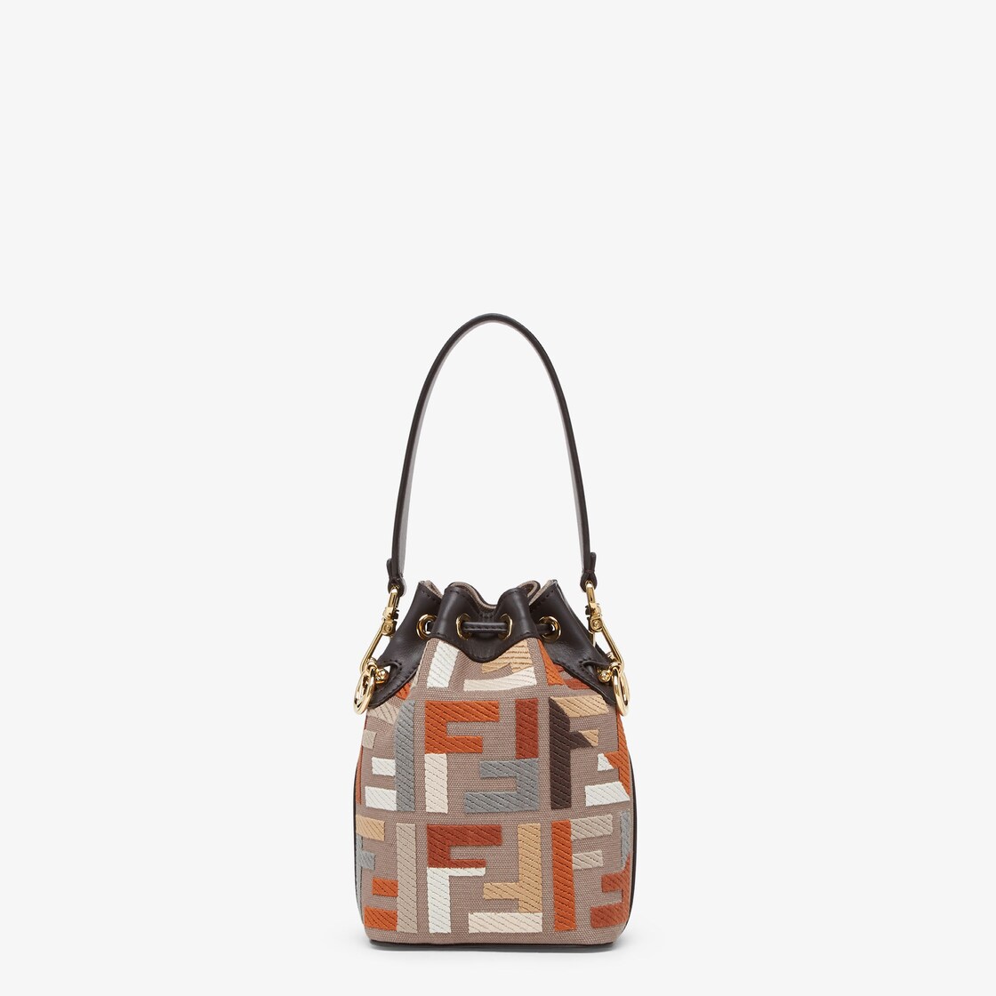 Fendi | Mini Mon Tresor Embroidery Bag | Multicolor Tu