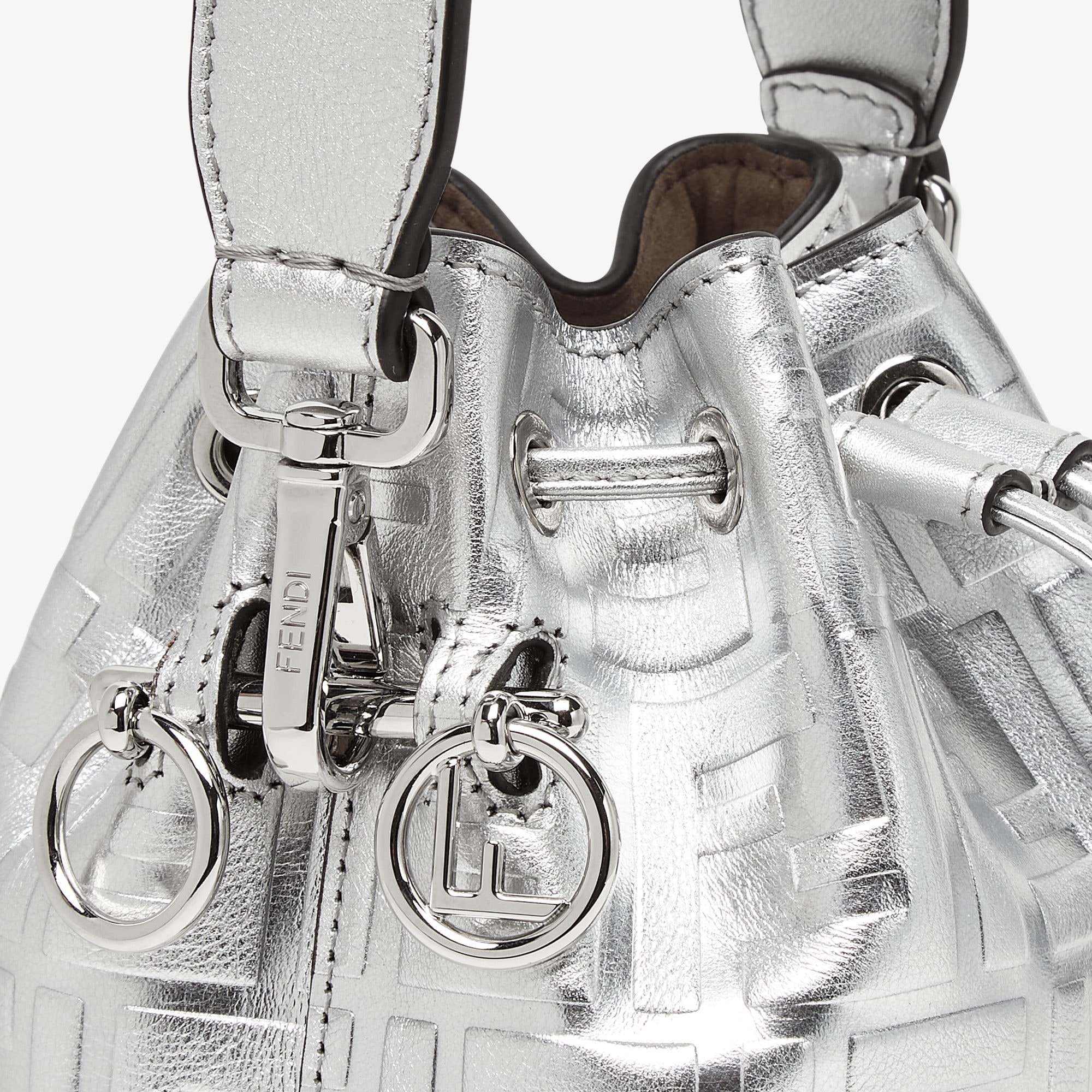 モン トレゾール レザー シルバー | Fendi モン トレゾール レザー シルバー | Fendi