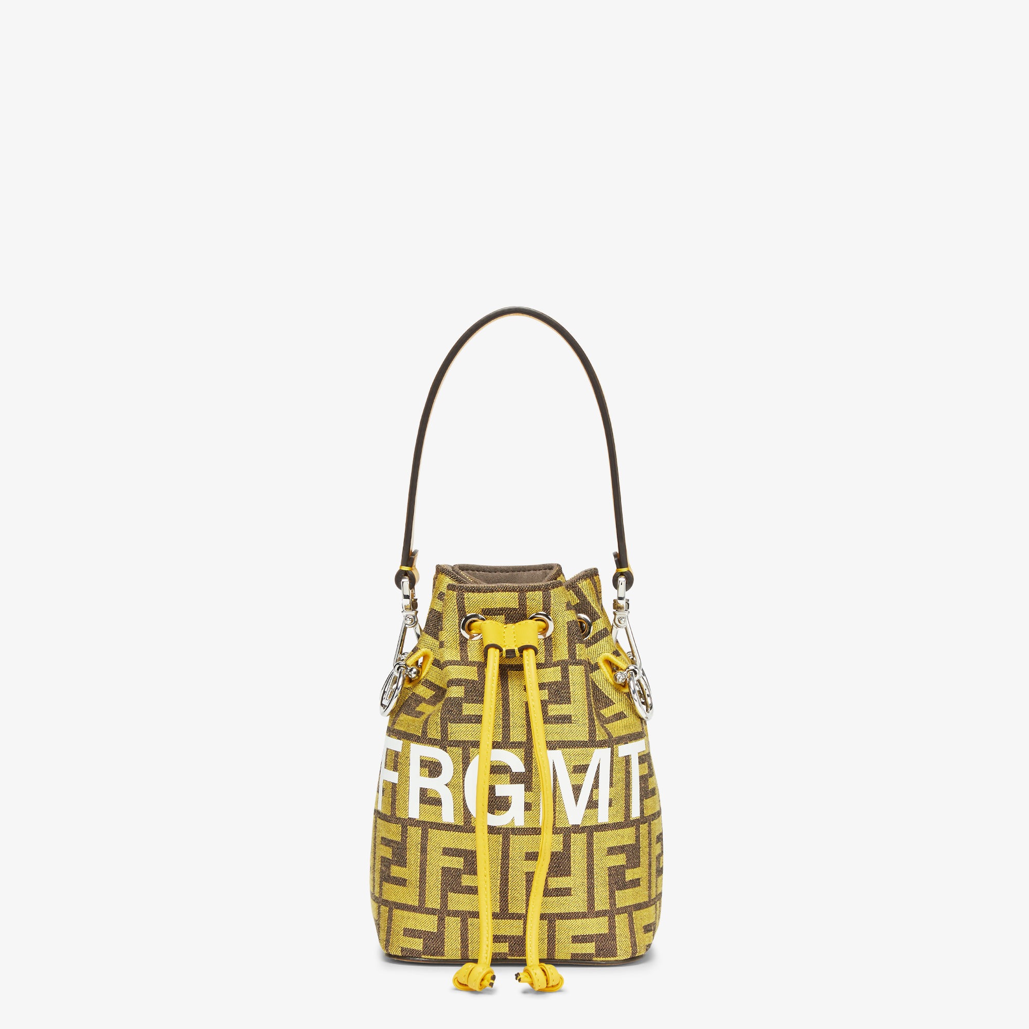 Mon Tresor - Fendi x FRGMT yellow FF fabric mini bag | Fendi