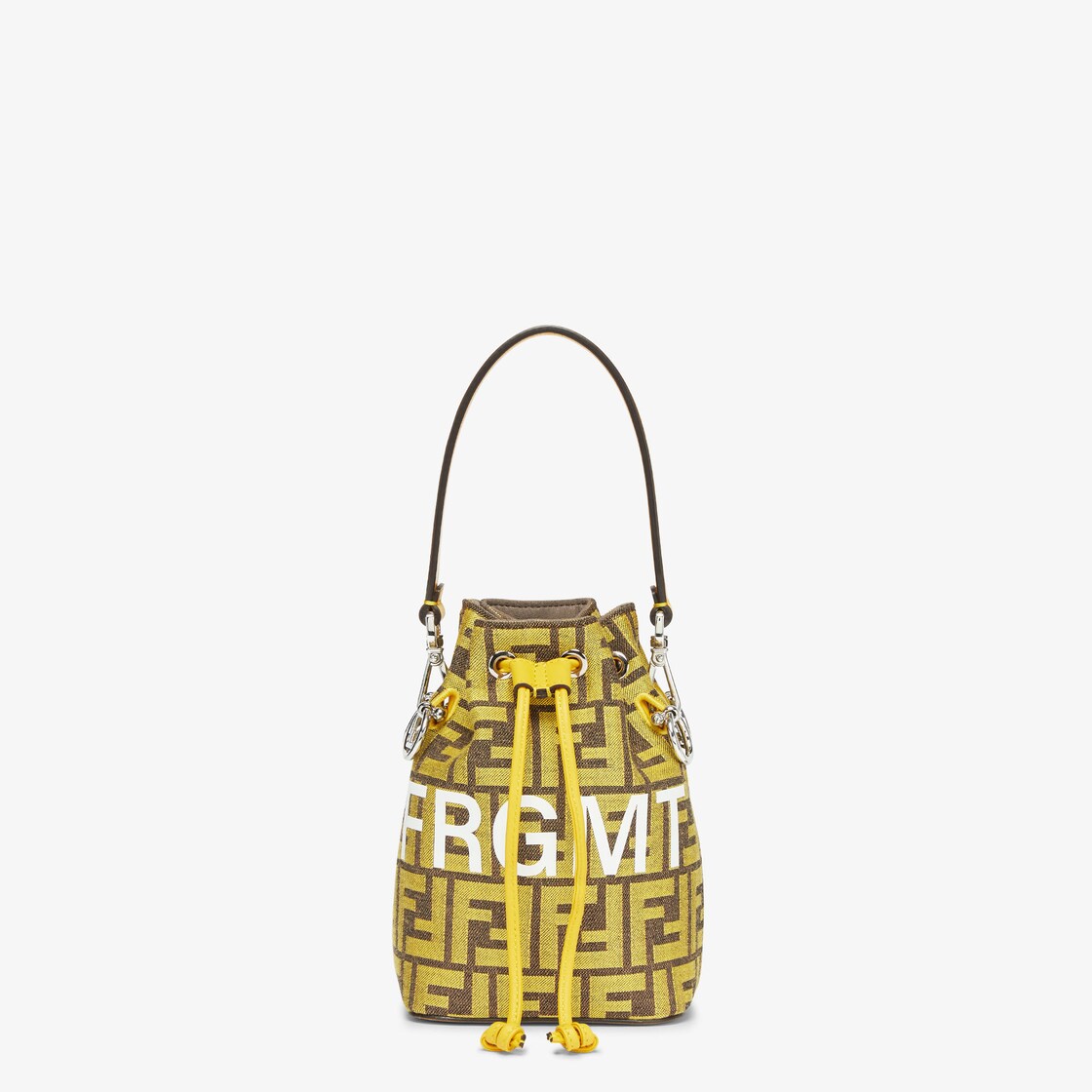 モン トレゾール - FENDI x FRGMT イエローFFファブリック ミニバッグ