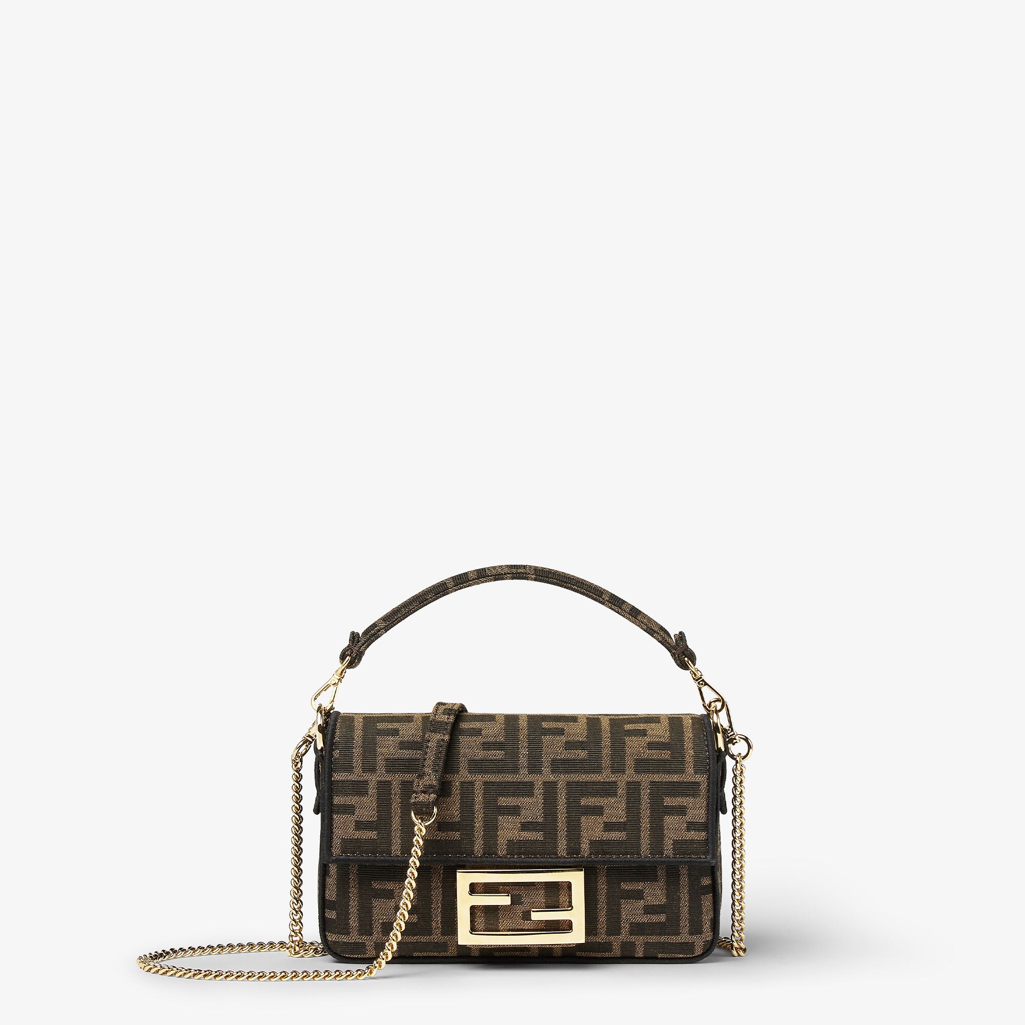 バゲット ミニ ファブリック ブラウン | Fendi