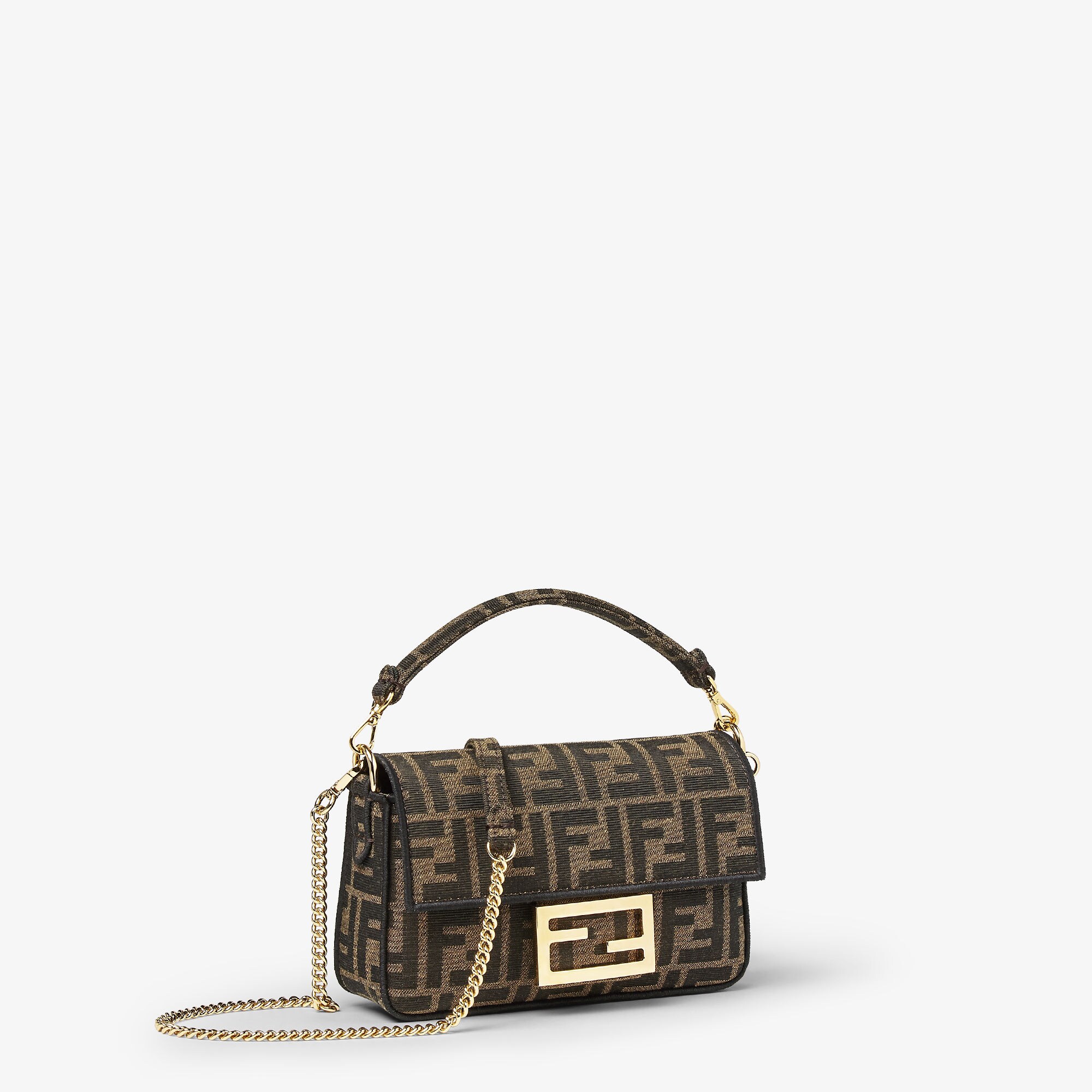 バゲット ミニ ファブリック ブラウン | Fendi