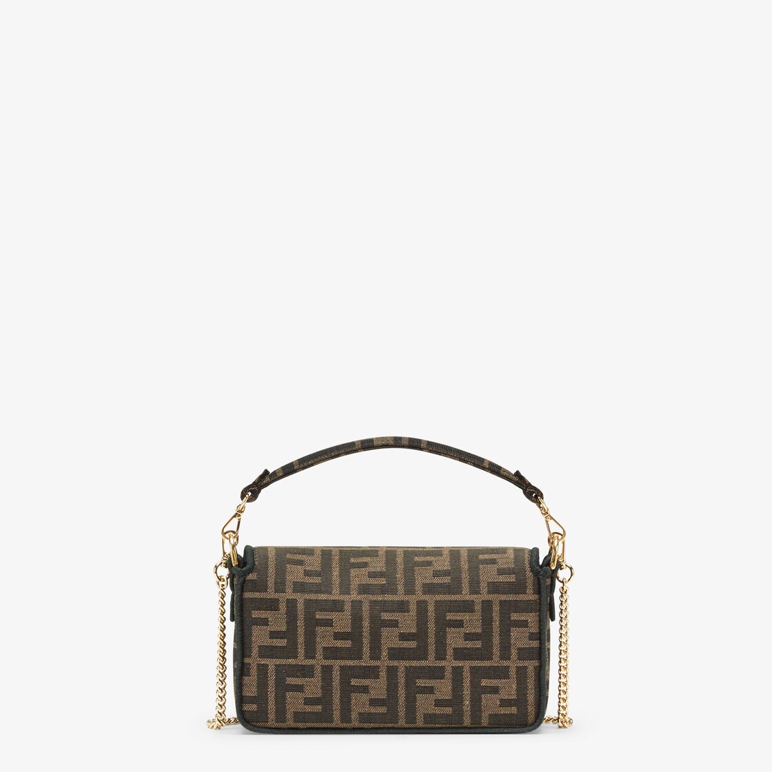 バゲット スモール - ブラウンFFジャカードファブリック バッグ | Fendi