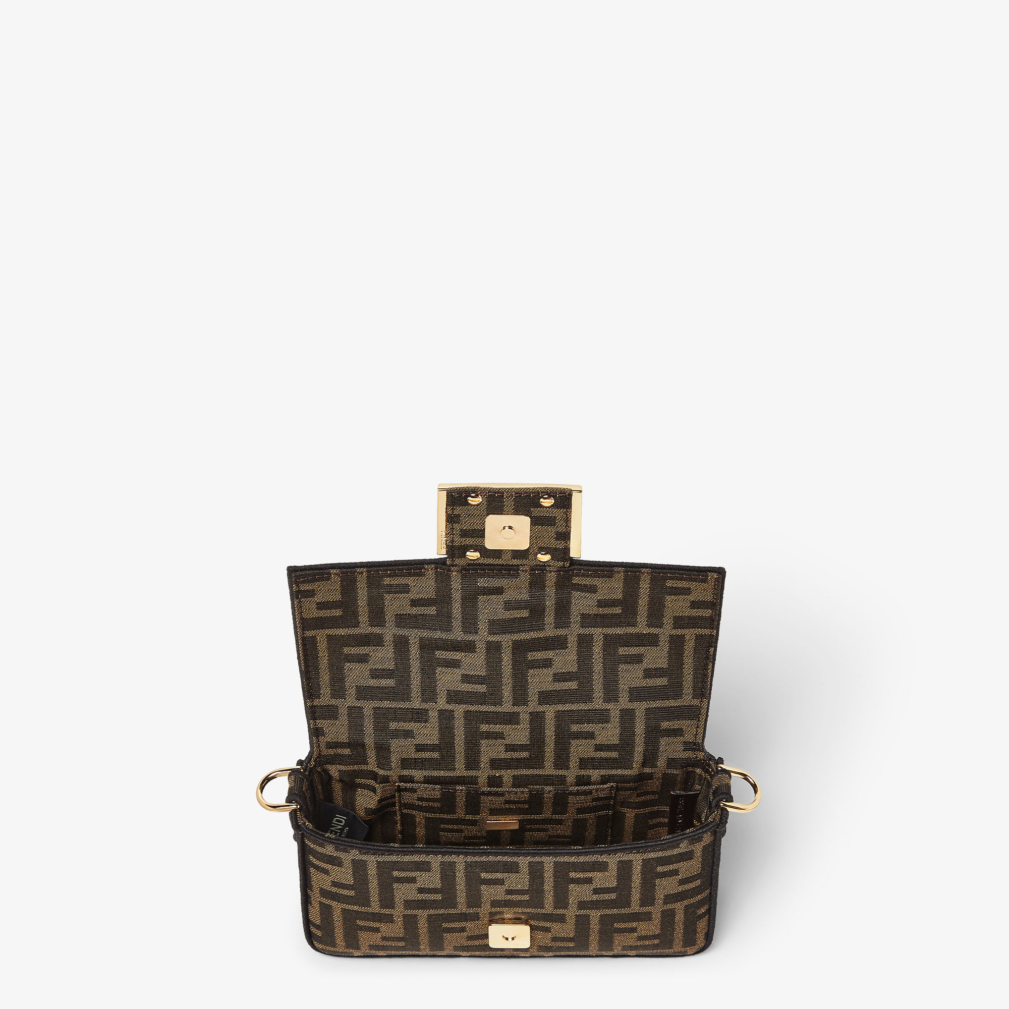 バゲット ミニ ファブリック ブラウン | Fendi