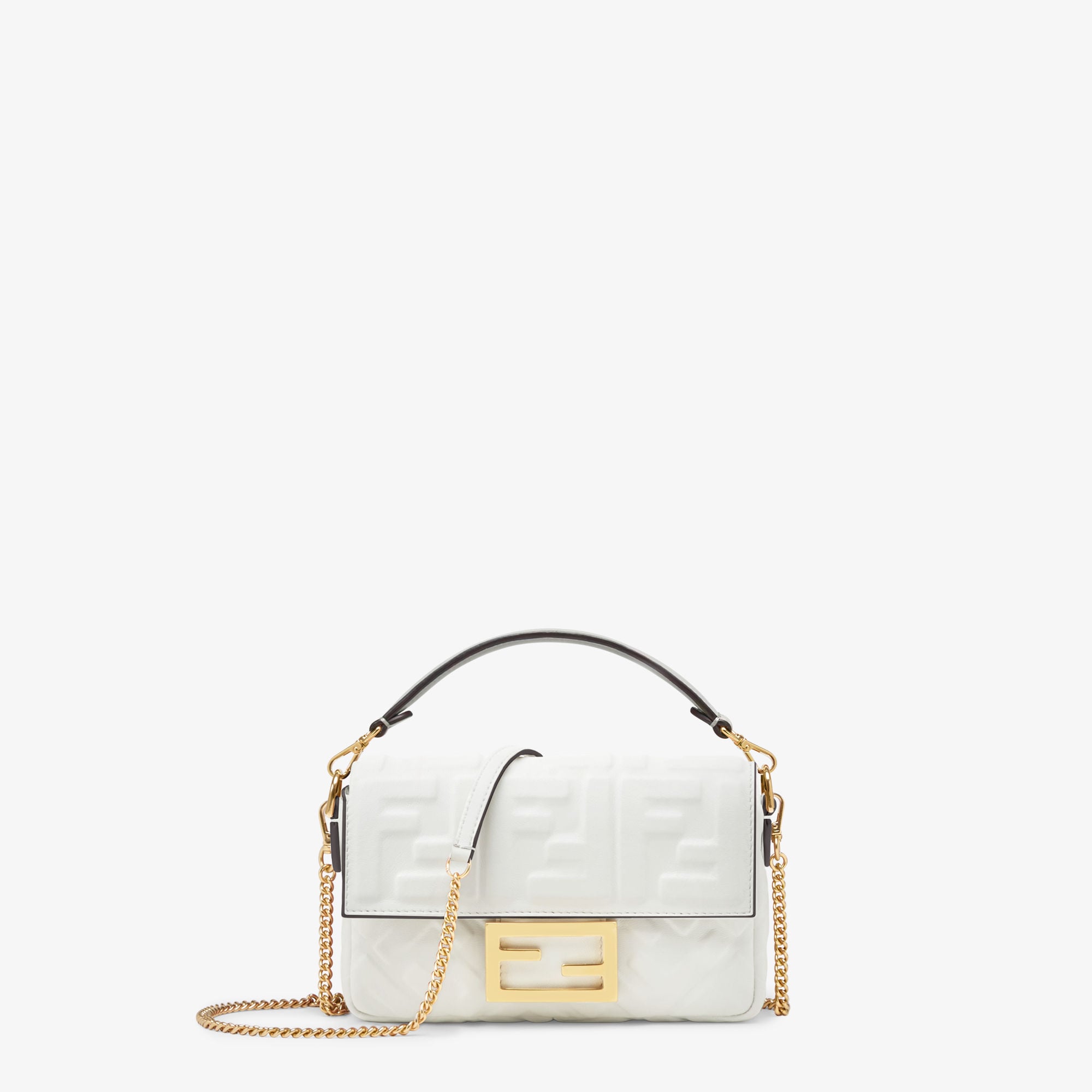 バゲット ミニ レザー ホワイト | Fendi バゲット ミニ レザー ホワイト | Fendi