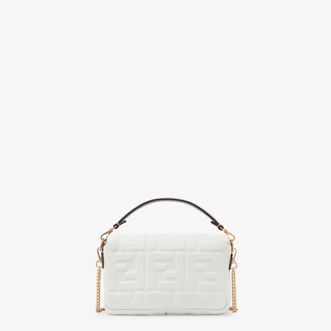 White 2025 fendi baguette