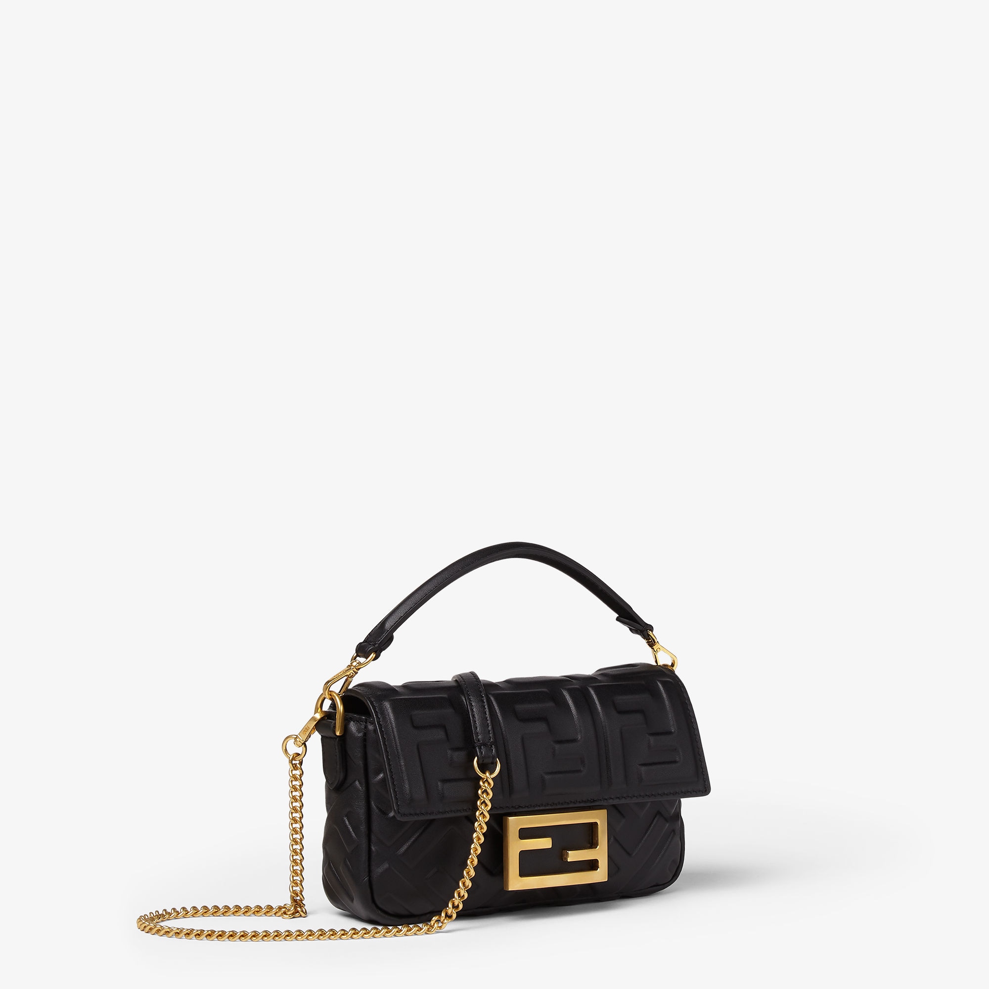 バゲット ミニ レザー ブラック | Fendi バゲット ミニ レザー ブラック | Fendi