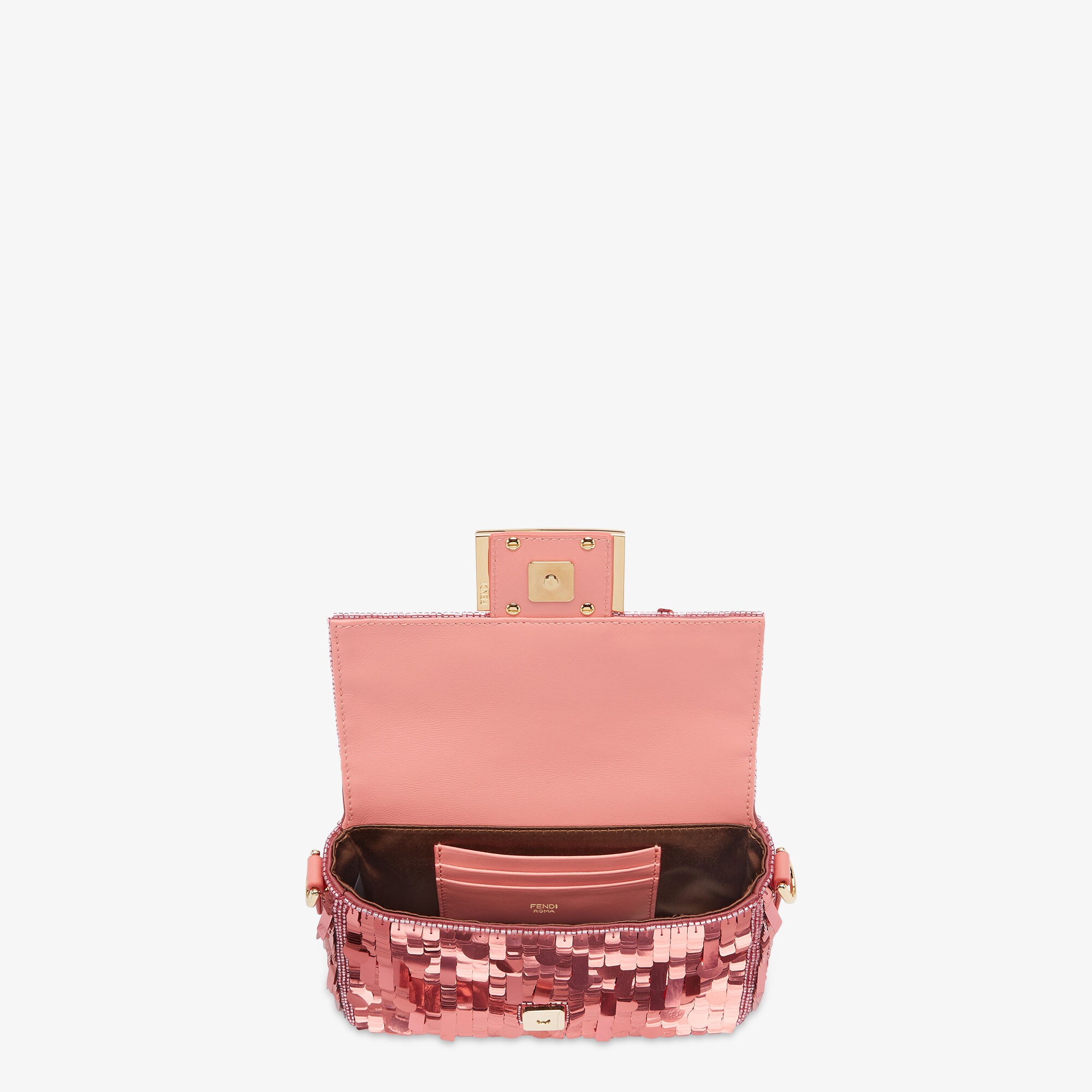 Baguette Mini Sequins or crystals Pink | Fendi