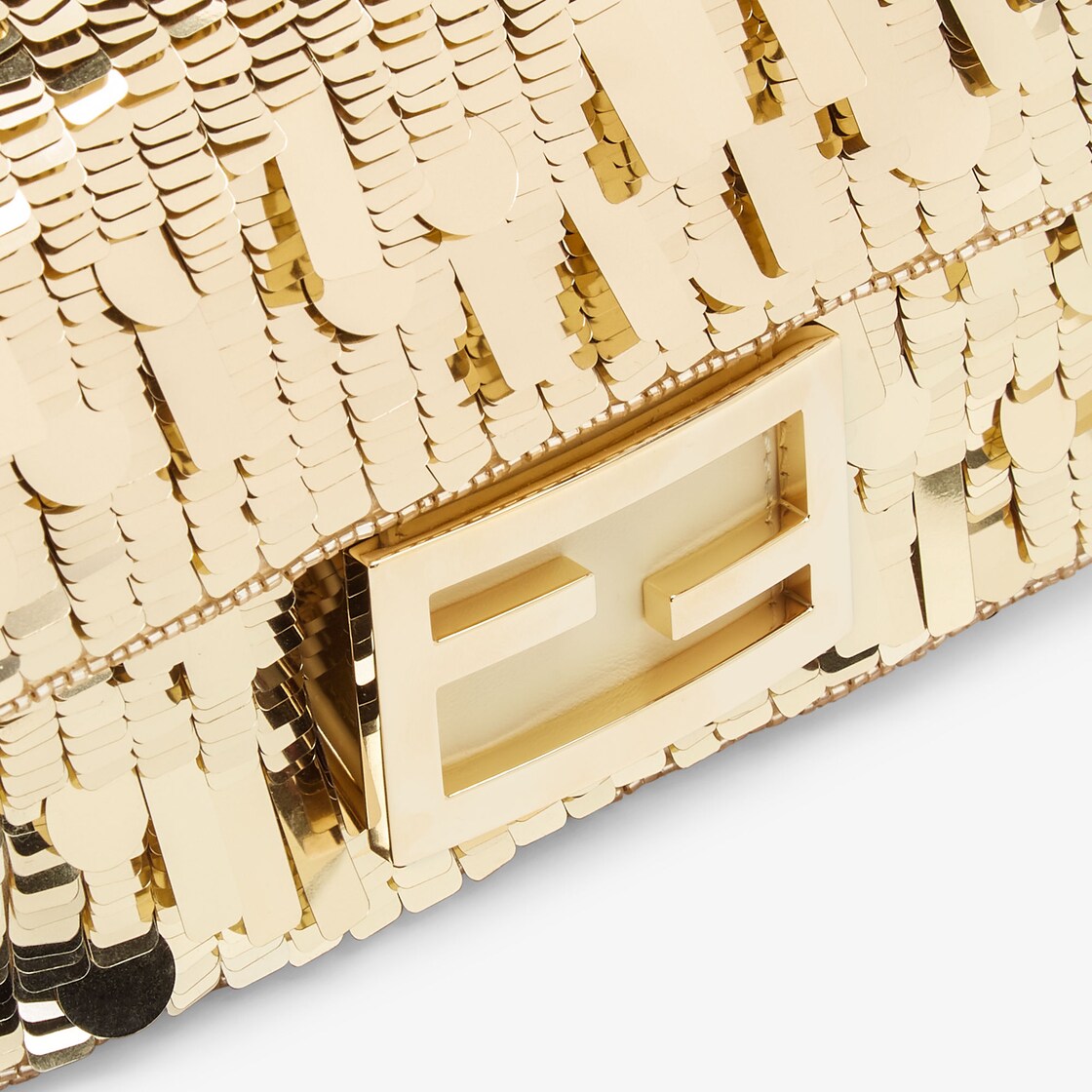 gold fendi clutch