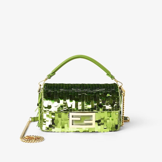Fendi Baguette Mini In Green