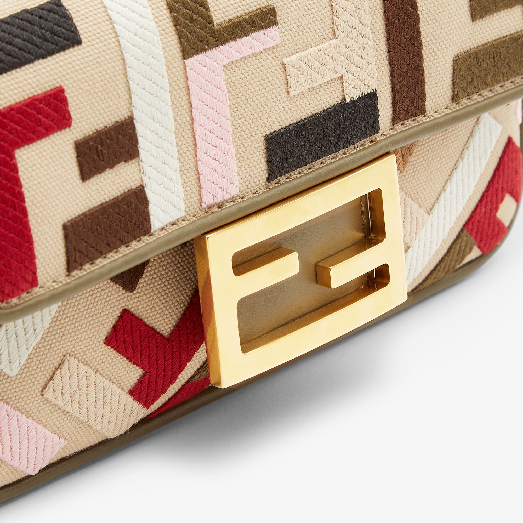 Fendi baguette embroidered sale