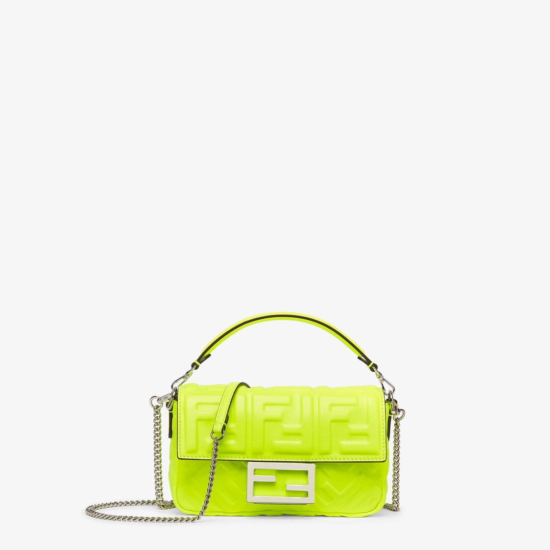 Baguette Mini Leather Yellow