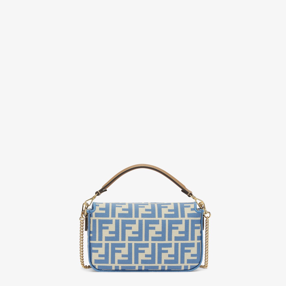 【FENDI】Baguette Mini Blue canvas bag with FF embroidery Fendi Canvas Bag With Ff Embroidery in Blue | Lyst