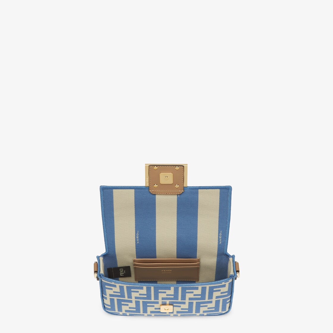 FENDI ミニバッグ フェンディ/ハンドバッグ/ミニバイザウェイ/ブルー/レザー