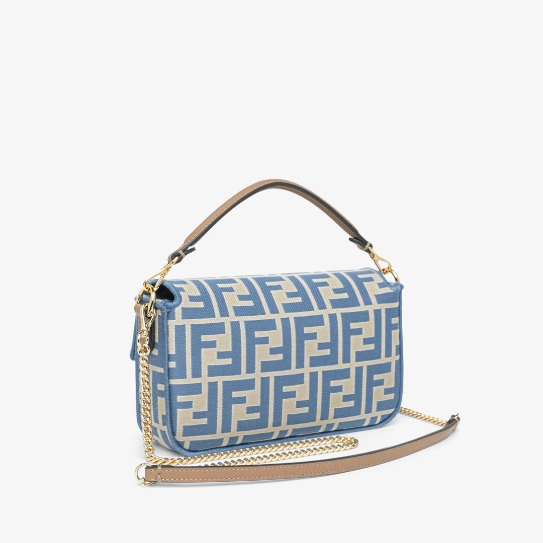 Baguette Mini Fabric Light blue | Fendi