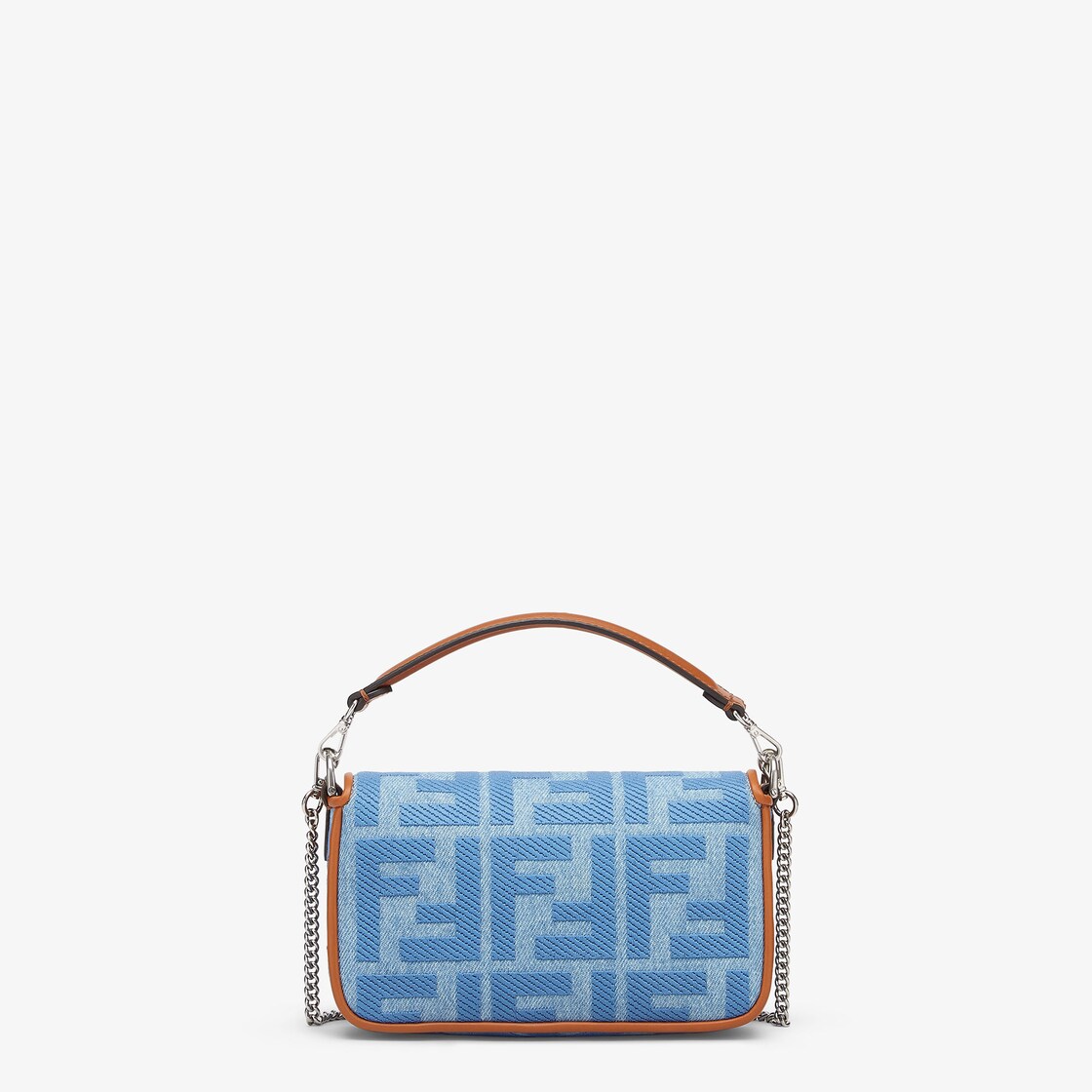 Fendi Denim Mini Baguette Shoulder Bag (SHF-19915) – LuxeDH