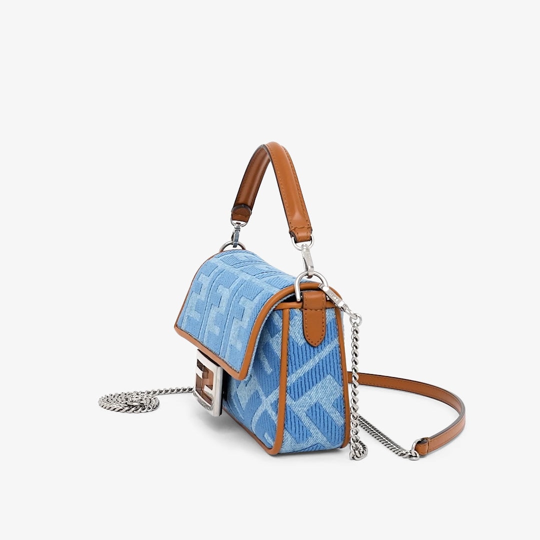 バゲット ミニ デニム ライトブルー | Fendi バゲット ミニ デニム ライトブルー | Fendi