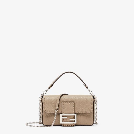 Fendi Baguette Mini In Gray