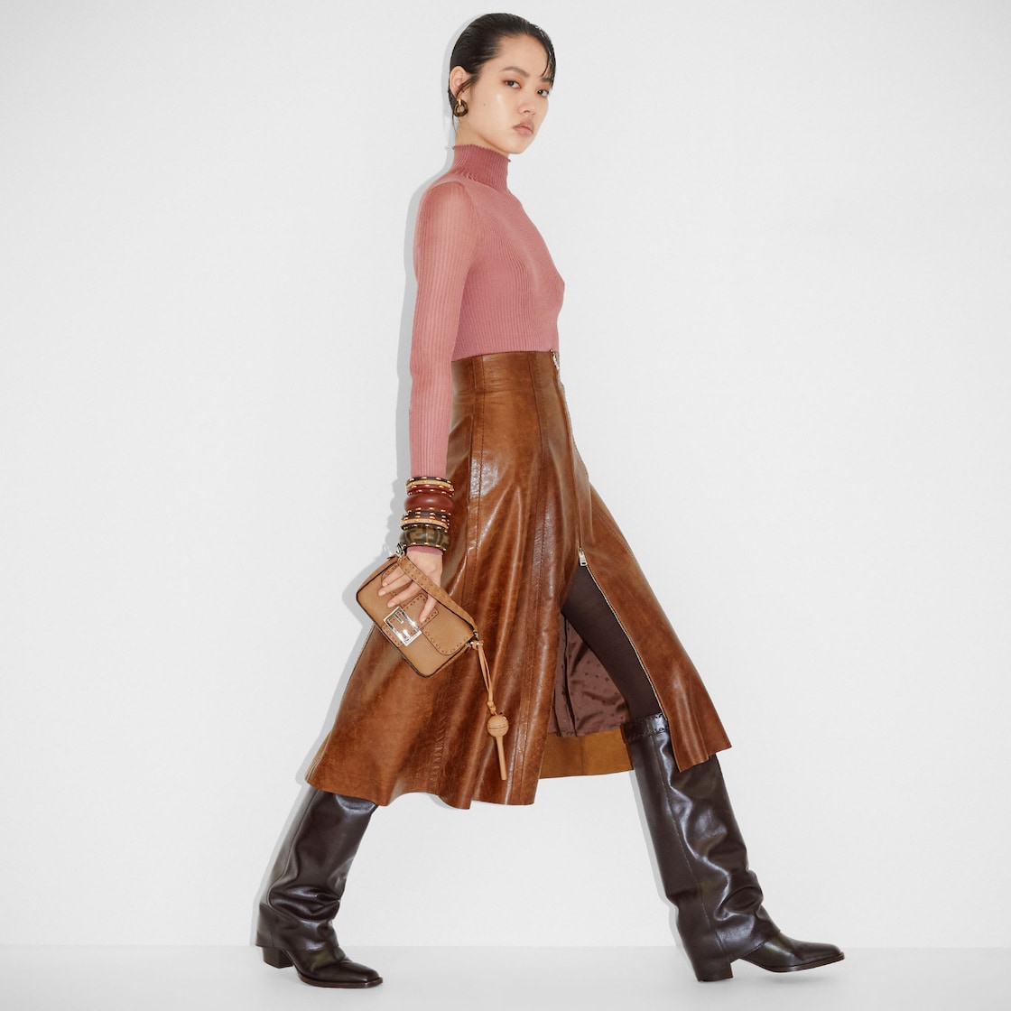 バゲット ミニ カーフレザー ベージュ | Fendi バゲット ミニ カーフレザー ベージュ | Fendi