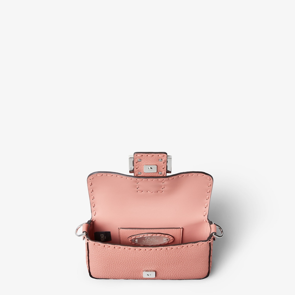 Baguette Mini Cuoio Romano leather Pink - Image 4/5