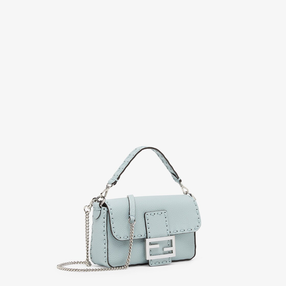 バゲット ミニ カーフレザー ライトブルー | Fendi バゲット ミニ カーフレザー ライトブルー | Fendi