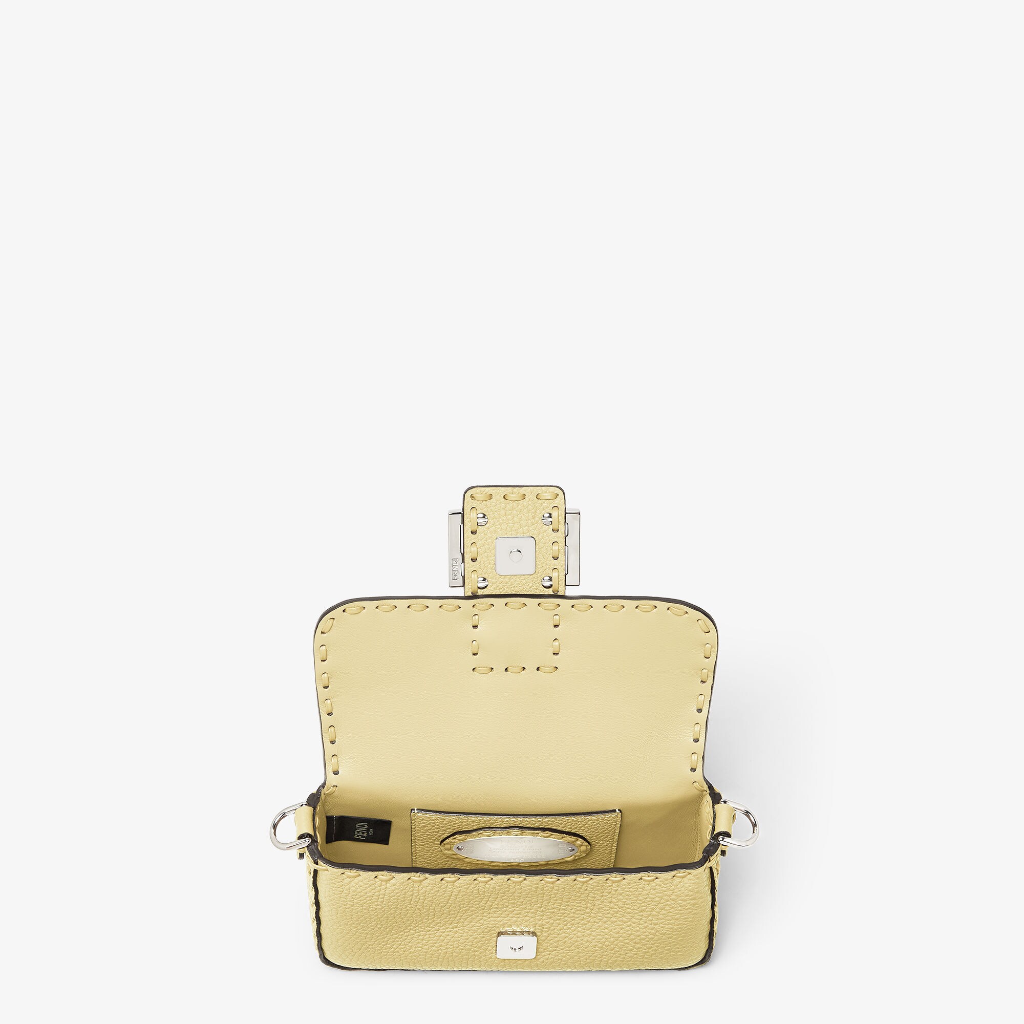 バゲット® ミニ カーフレザー イエロー | Fendi