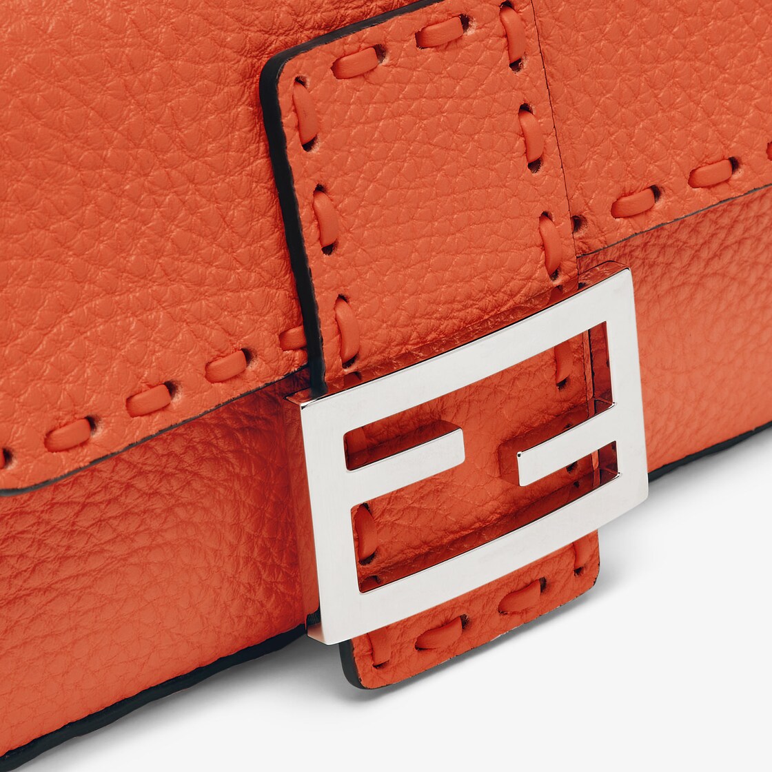 Baguette Mini Cuoio Romano leather Orange - Image 5/6