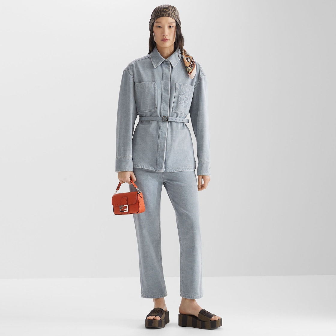 Baguette® Mini Cuoio Romano leather Orange - Image 9/9