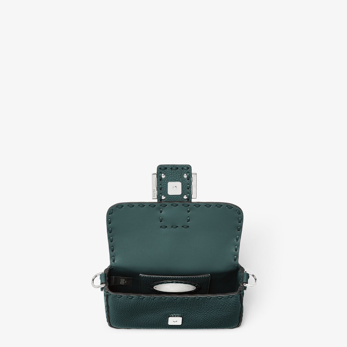 Baguette Mini Cuoio Romano leather Green - Image 4/5