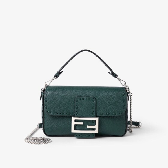Fendi Baguette Mini In Green