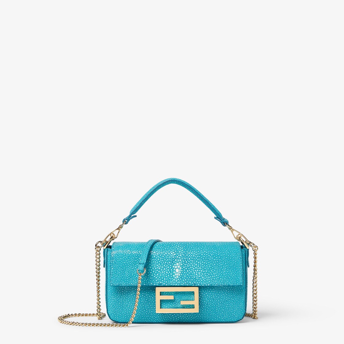 Baguette® Mini Fine leathers Light blue - Image 1/5