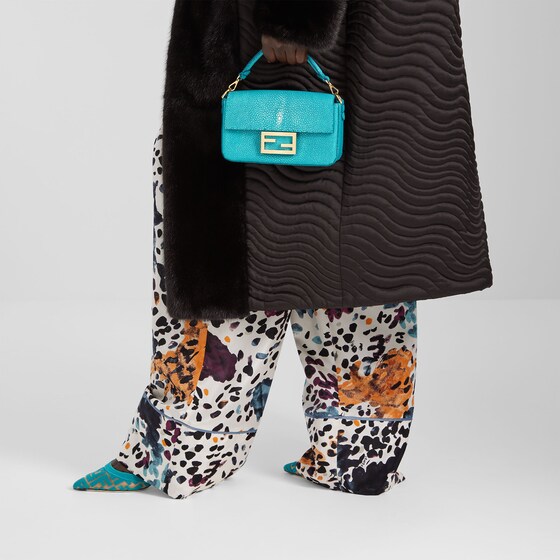 Fendi Iconic mini Baguette® bag made of luxury, hand-polished | Thumbnail 2