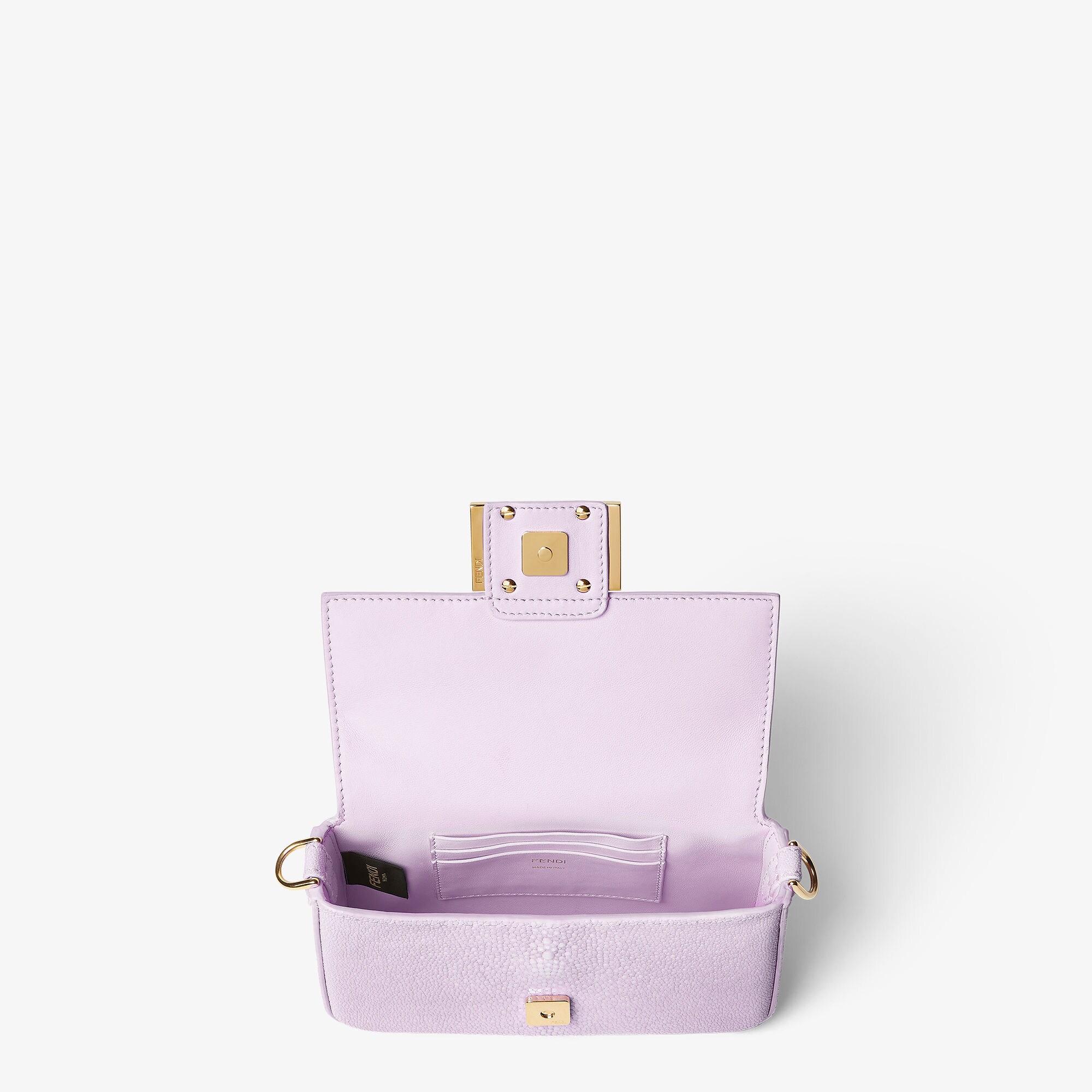 バゲット® ミニ プレシャスレザー パープル | Fendi