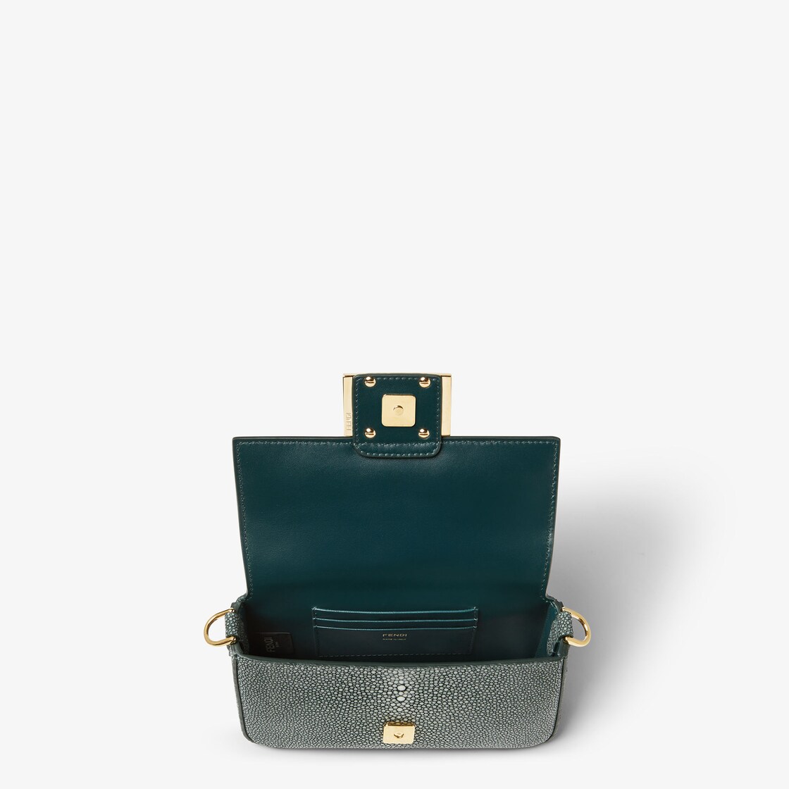 Baguette Mini Fine leathers Green - Image 5/5