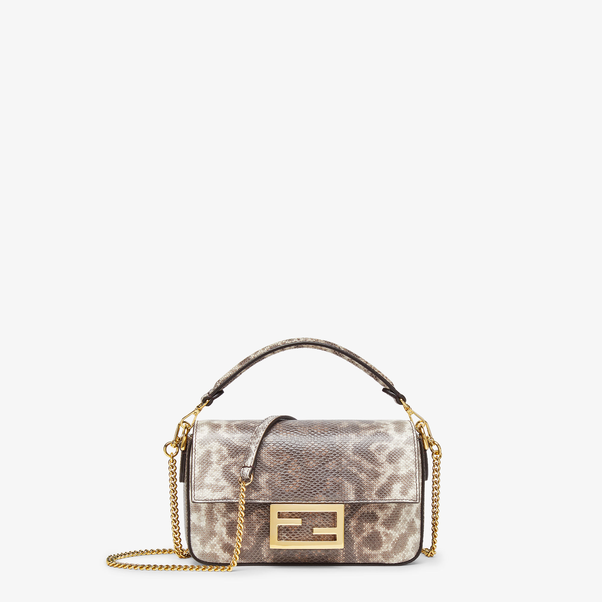 Fendi mini baguette white hotsell