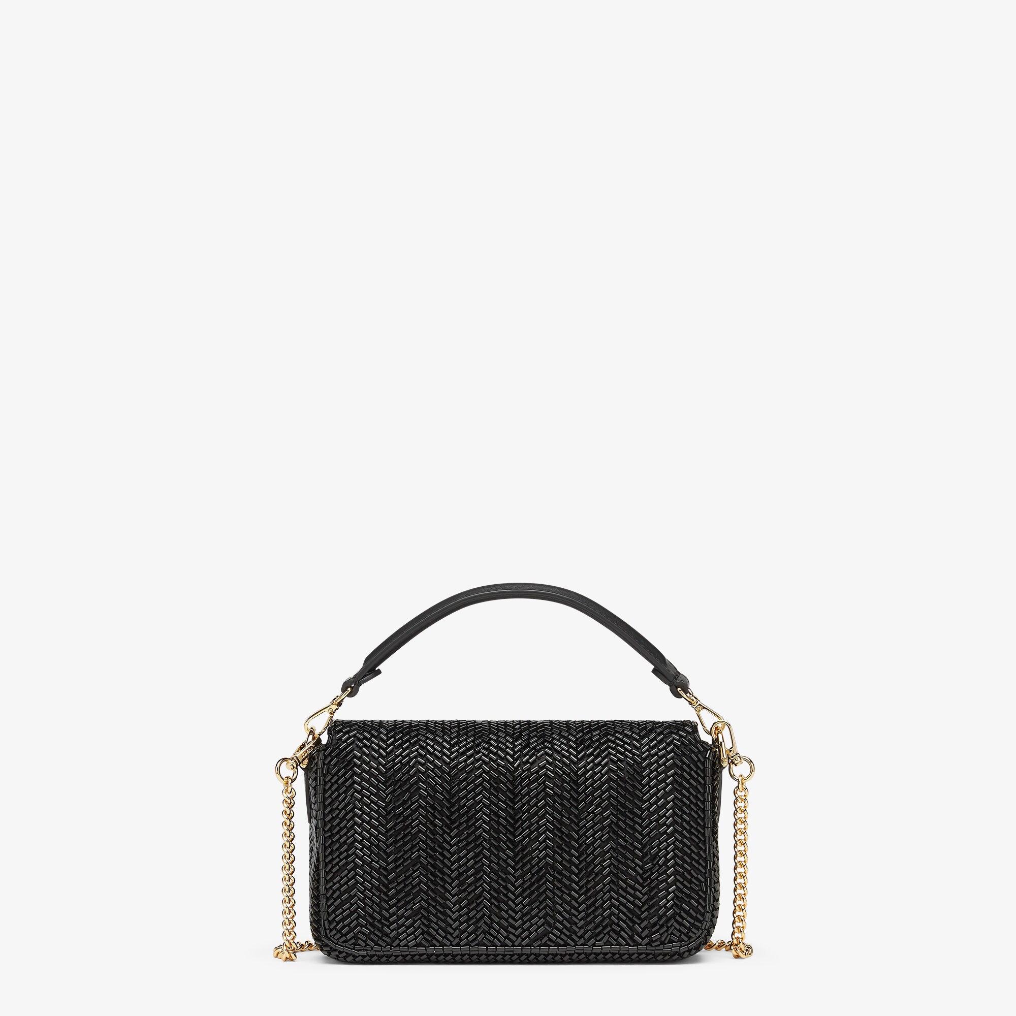 Baguette Mini Sequins or crystals Black | Fendi