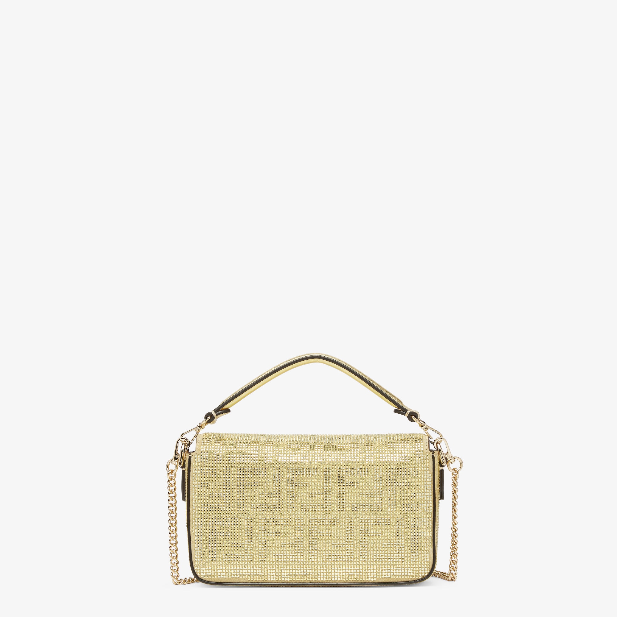 Baguette Mini Sequins or crystals Gold | Fendi