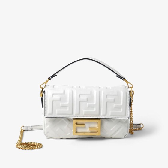 Fendi Baguette Mini In White