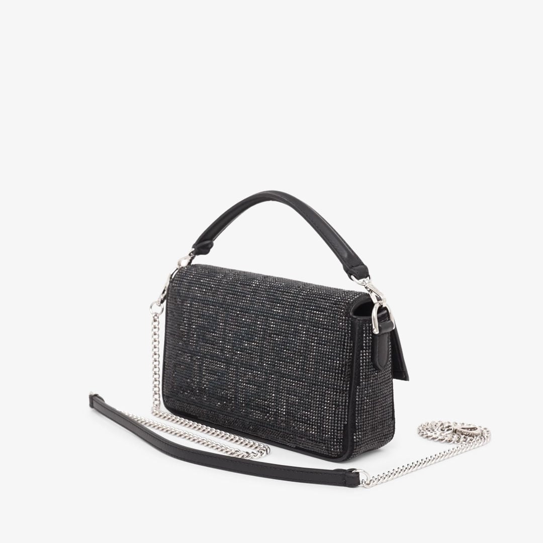 バゲット ミニ スパンコールまたはクリスタル ブラック | Fendi バゲット ミニ スパンコールまたはクリスタル ブラック | Fendi