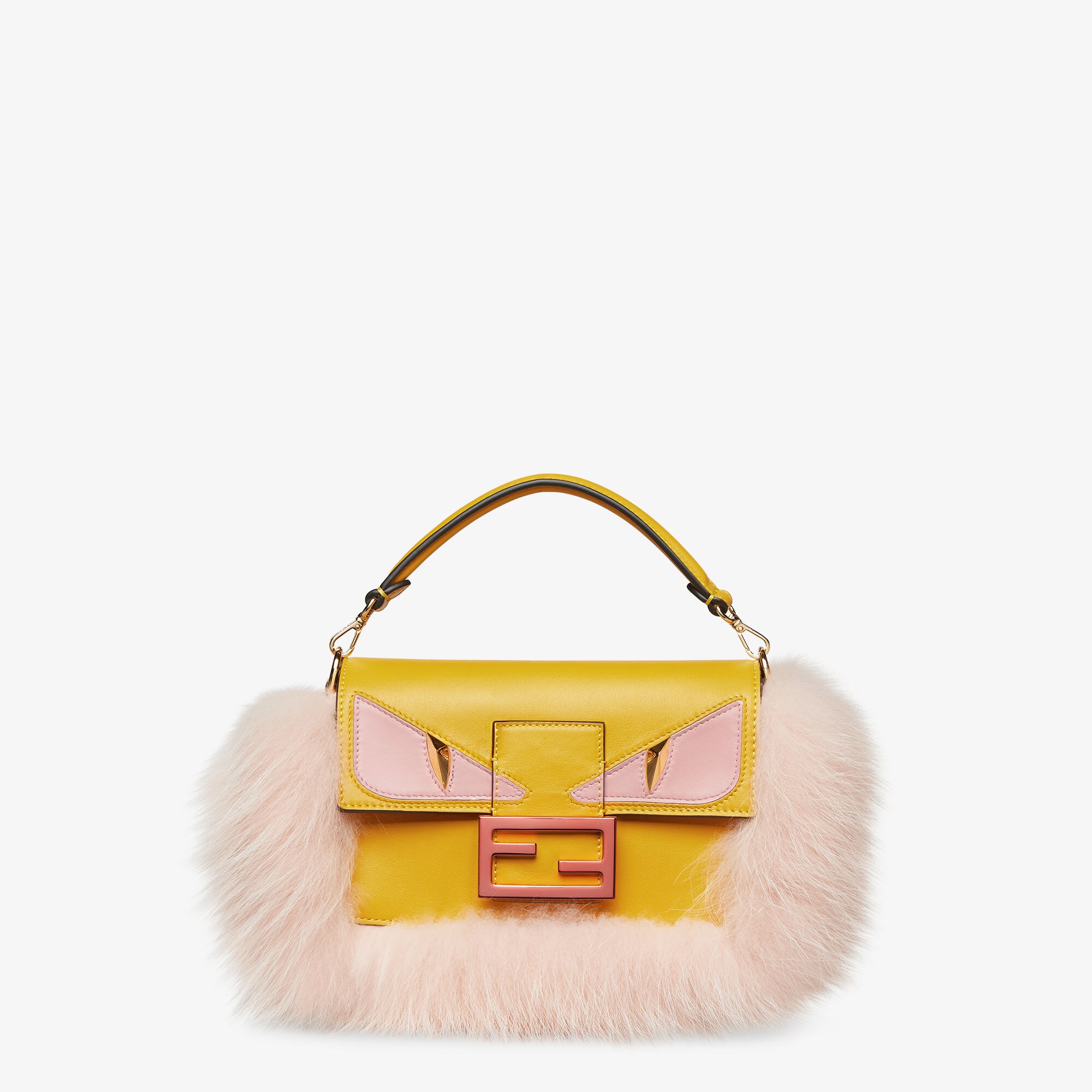 Baguette Mini Leather Yellow | Fendi