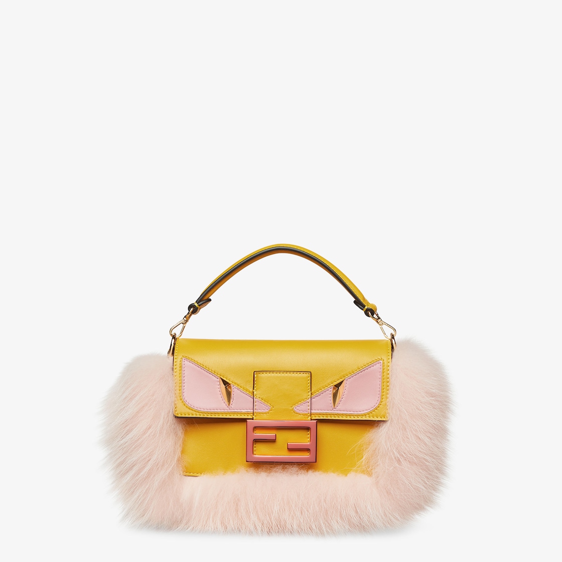 バゲット ミニ レザー イエロー | Fendi バゲット ミニ レザー イエロー | Fendi
