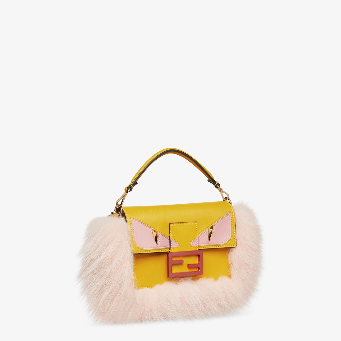 バゲット ミニ レザー イエロー | Fendi バゲット ミニ レザー イエロー | Fendi
