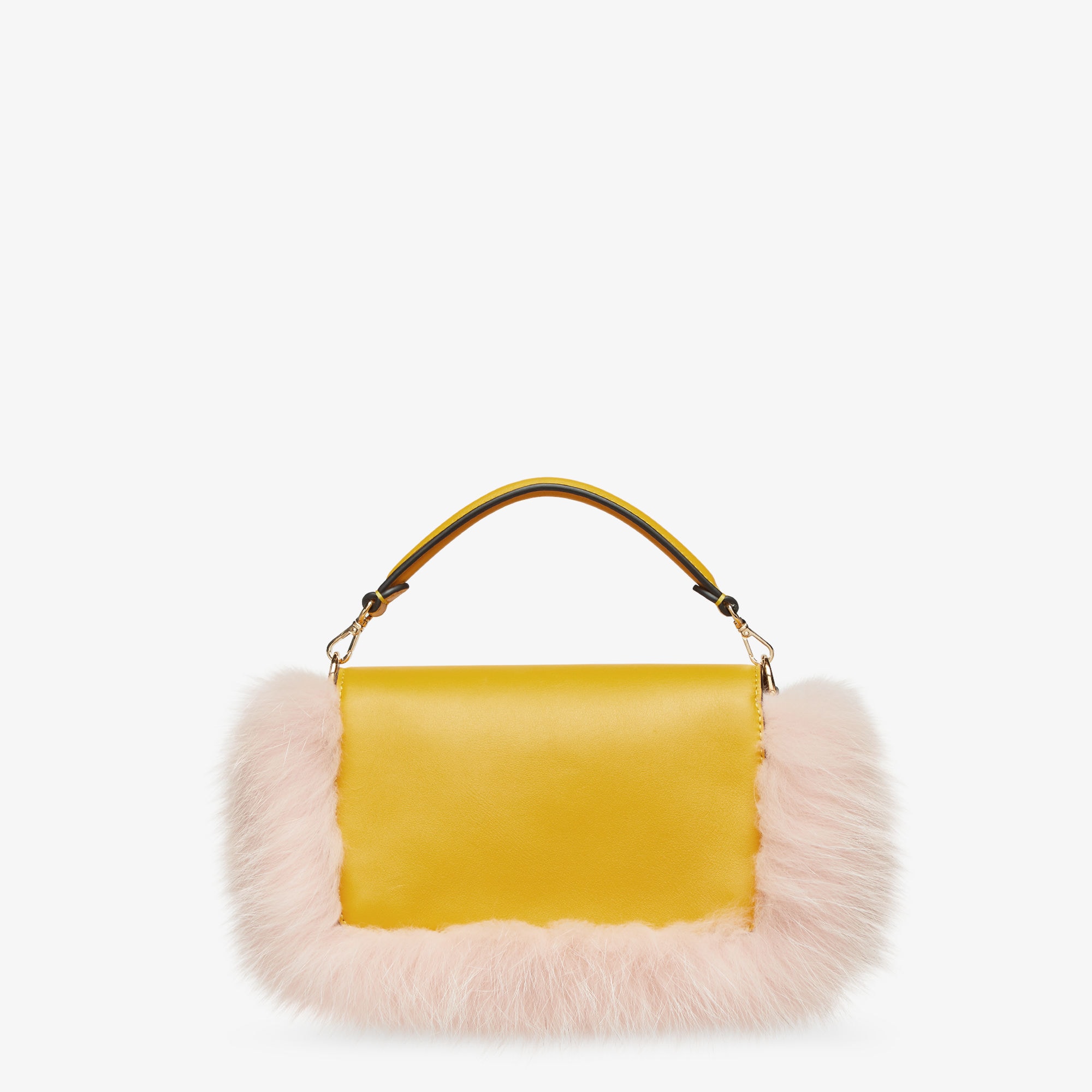 バゲット ミニ レザー イエロー | Fendi バゲット ミニ レザー イエロー | Fendi