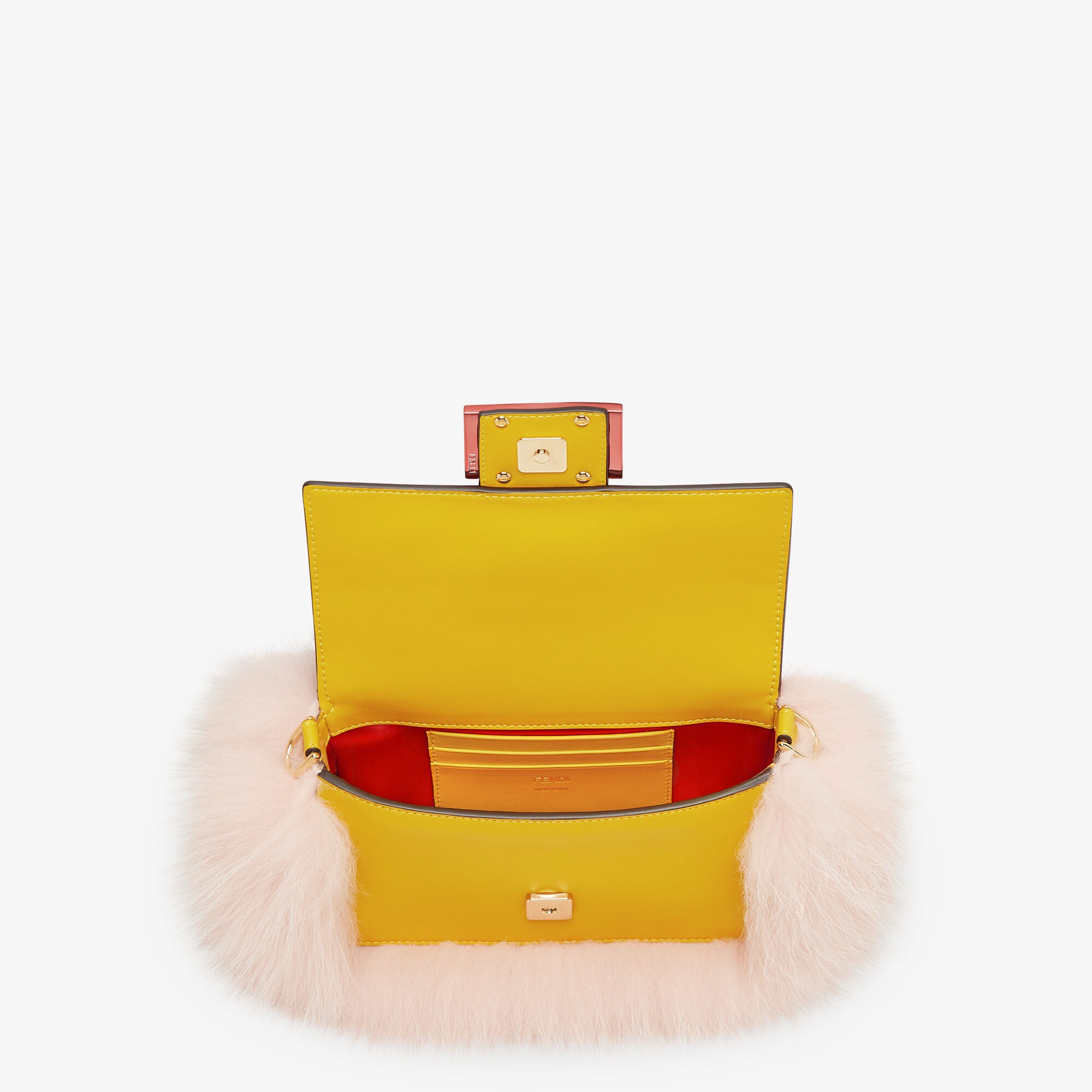バゲット ミニ レザー イエロー | Fendi バゲット ミニ レザー イエロー | Fendi