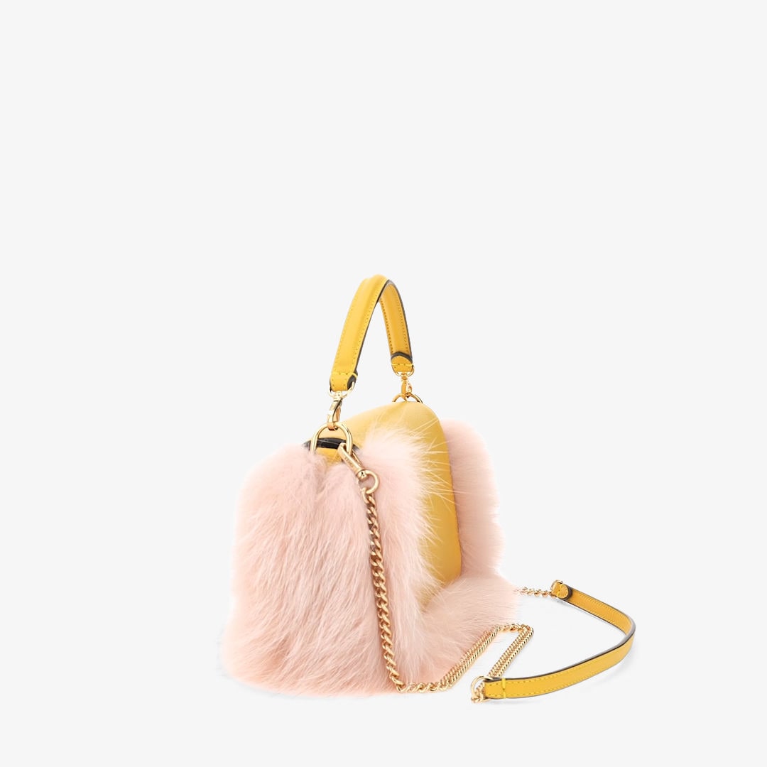バゲット ミニ レザー イエロー | Fendi バゲット ミニ レザー イエロー | Fendi