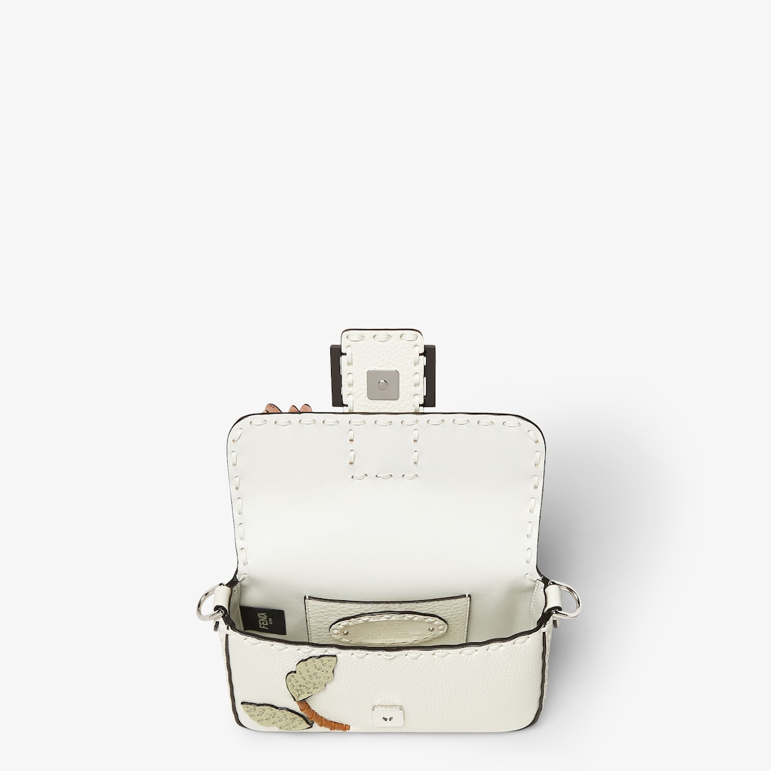 Baguette Mini Cuoio Romano leather White - Image 4/6