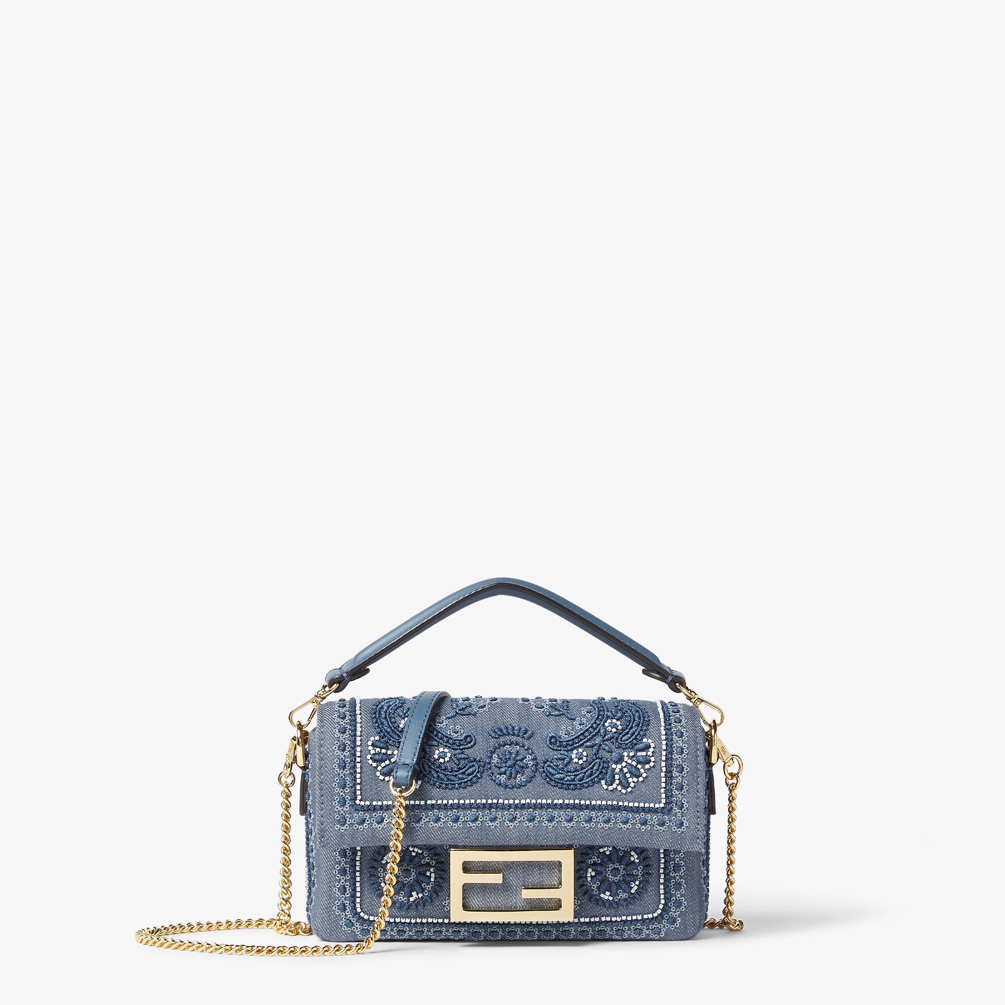 ショルダーバッグ・ポシェット FENDI Logo Embossed Baguette BAG FENDI】バゲット 612本 手縫いトップステッチ セレリアバッグ