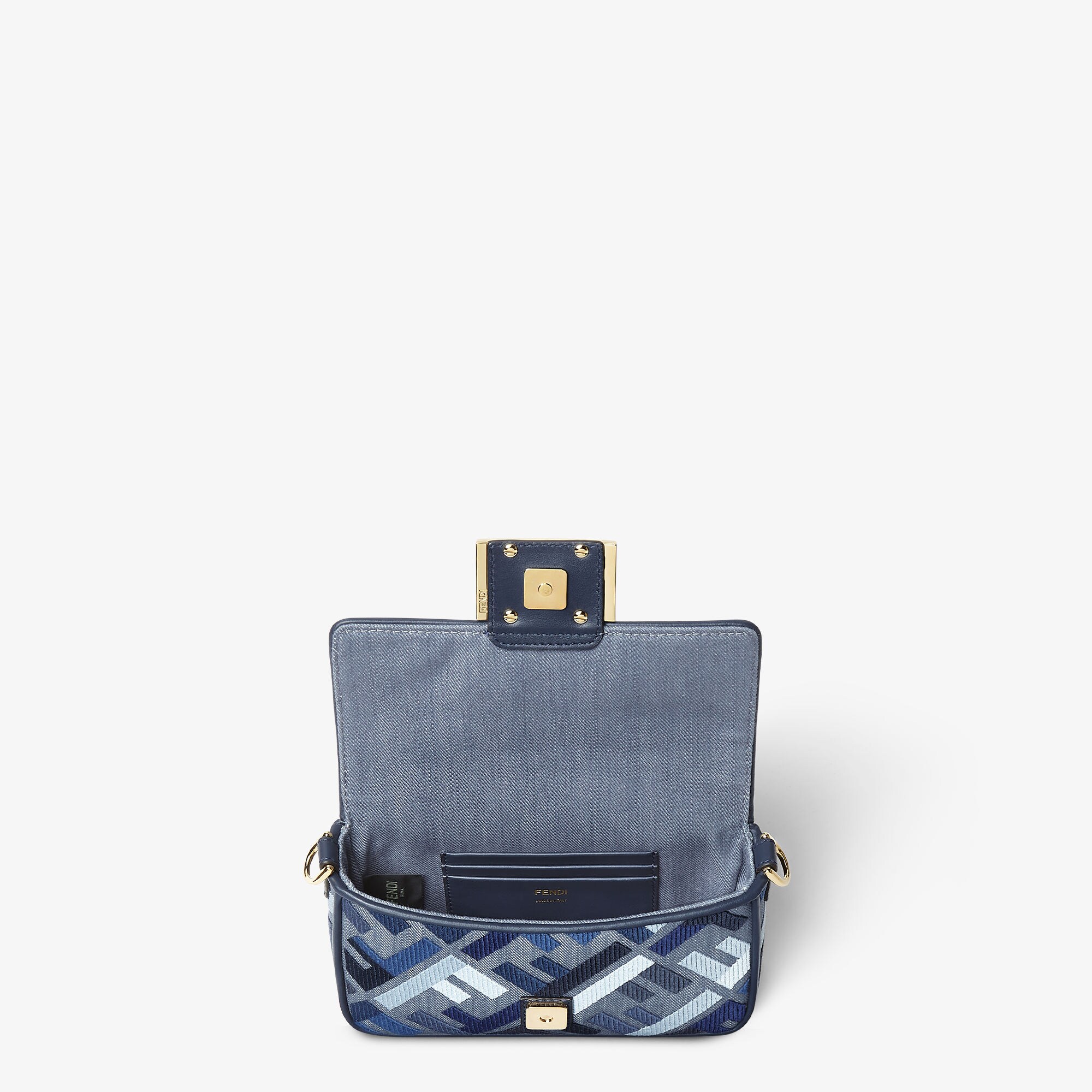 Baguette Mini Fabric Blue | Fendi
