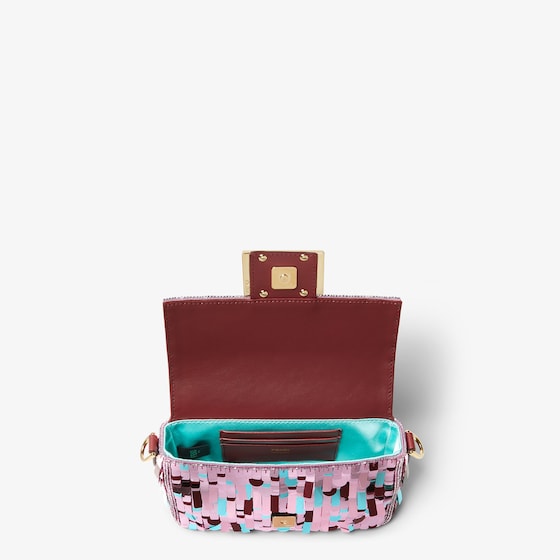 Fendi Small-size iconic Baguette® bag, with refined all-over | Thumbnail 5