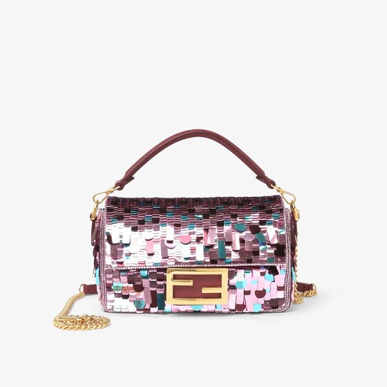 Fendi Baguette Mini In Pink